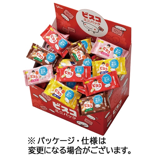 江崎グリコ ビスコ ミニパック アソートセット 1箱(80個:20個×4種)