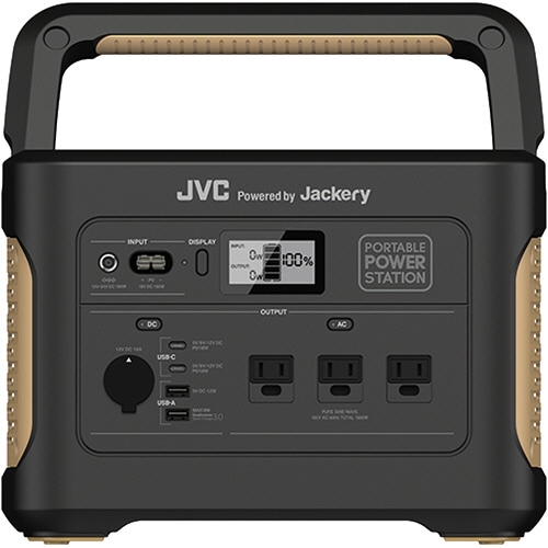 JVC ポータブル電源 大容量 278400mAh/1002Wh BN-RB10-CK 1台