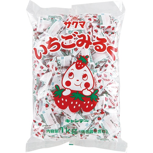 サクマ製菓 いちごミルク 1kg 1袋