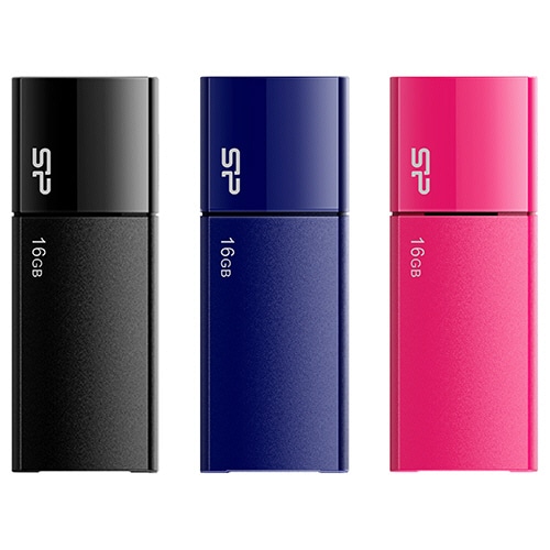 シリコンパワー USB2.0フラッシュメモリ Ultima U05 16GB SP048GBUF2U05VCM 1パック(3個)