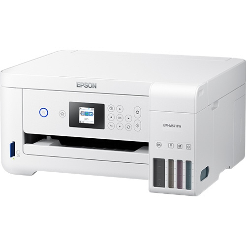 エプソン エコタンク搭載 カラーインクジェット複合機 A4 ホワイト EW-M571TW 1台