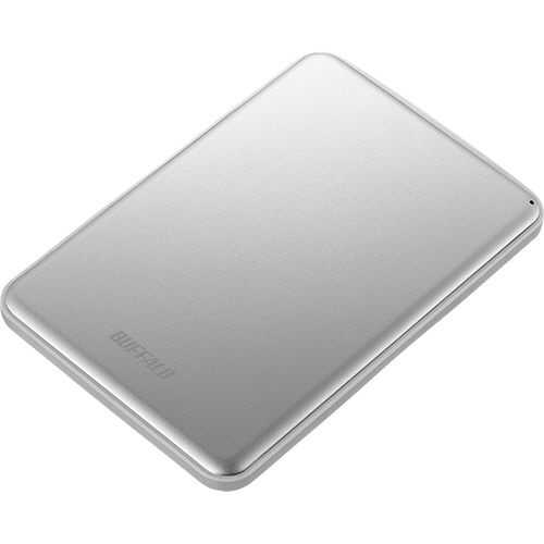 バッファロー MiniStation USB3.1(Gen1)対応 アルミ素材&薄型ポータブルHDD 2TB シルバー HD-PUS2.0U3-SVD 1台