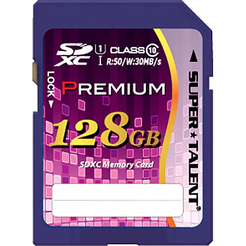 スーパータレント UHS-I対応SDXCメモリーカード CLASS10 128GB ST28SU1P 1枚