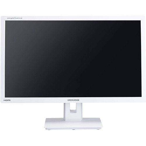 グリーンハウス 21.5型ワイド広視野角LED液晶ディスプレイ ホワイト GH-LCW22G-WH 1台