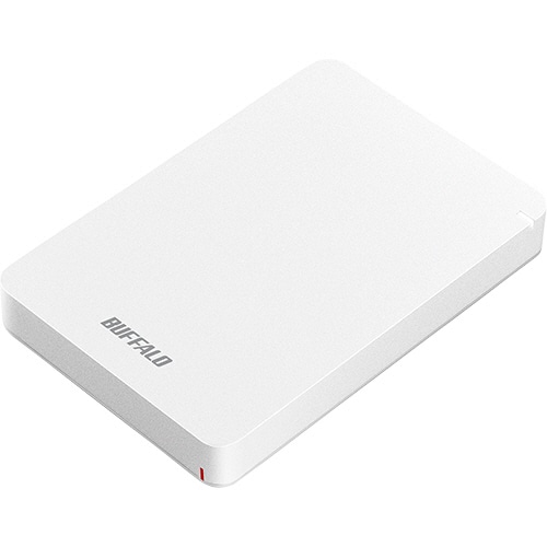 バッファロー MiniStation USB3.1(Gen1)対応 耐衝撃ポータブルHDD 2TB ホワイト HD-PGF2.0U3-BWHA 1台