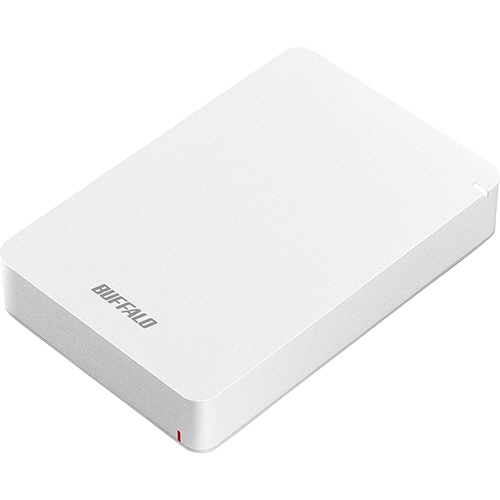 バッファロー MiniStation USB3.1(Gen1)対応 耐衝撃ポータブルHDD 4TB ホワイト HD-PGF4.0U3-GWHA 1台