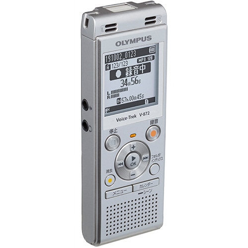 オリンパス ICレコーダー Voice Trek 4GB シルバー V-872 SLV 1台