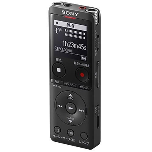 ソニー ステレオICレコーダー FMチューナー付 4GB ブラック ICD-UX570F/B 1台