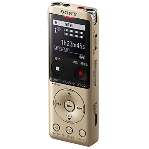 ソニー ステレオICレコーダー FMチューナー付 4GB ゴールド ICD-UX570F/N 1台