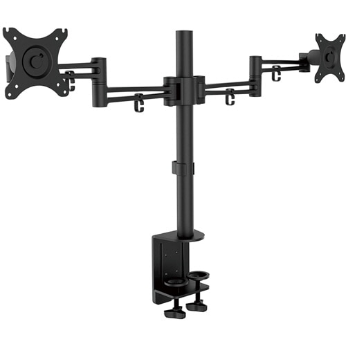 グリーンハウス 液晶ディスプレイアーム クランプ式 4軸 2本アーム GH-AMDB2H 1台