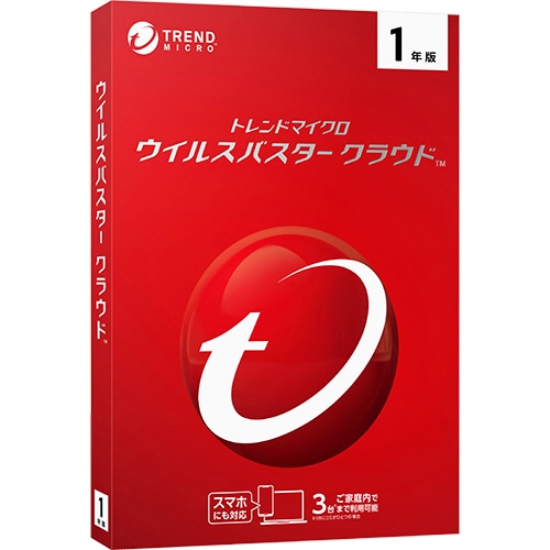 トレンドマイクロ ウイルスバスター クラウド 1年版 パッケージ版 1本