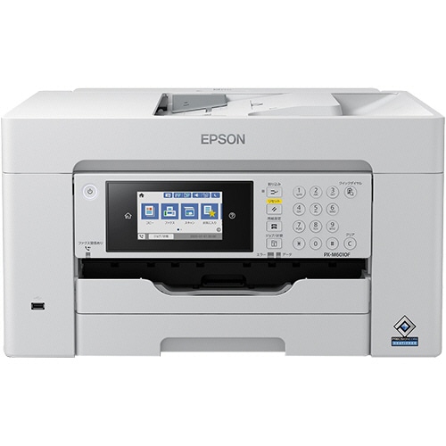 エプソン ビジネスインクジェット複合機 A3ノビ FAX機能付 1段カセット PX-M6010F 1台