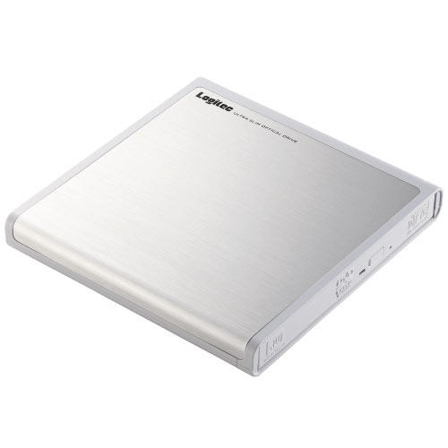 ロジテック USB2.0ポータブルDVD編集再生書込ソフト付き ホワイト LDR-PMJ8U2VWH 1台