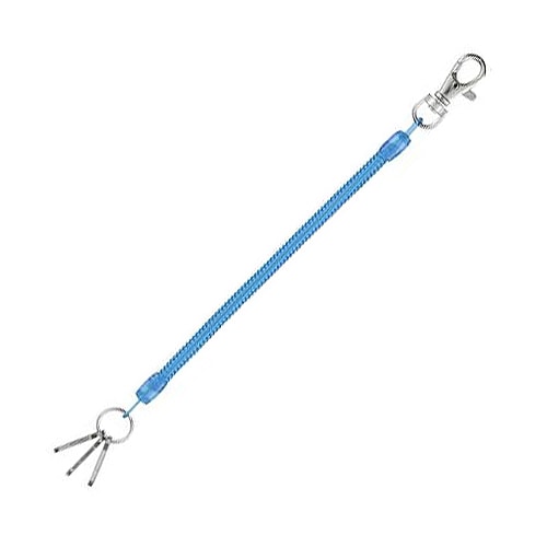 レイメイ藤井 コイルキーチェーン 14-50cm ブルー GLK253A 1個