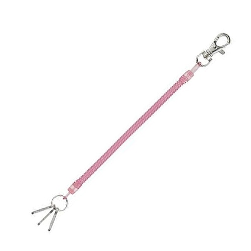 レイメイ藤井 コイルキーチェーン 14-50cm ピンク GLK253P 1個