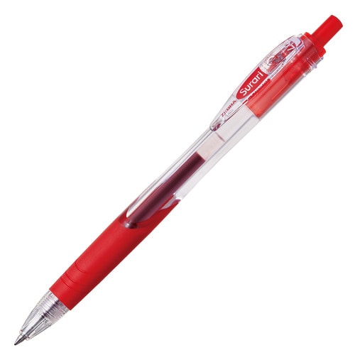 ゼブラ 油性ボールペン スラリ 0.7mm 赤 BN11-R 1本