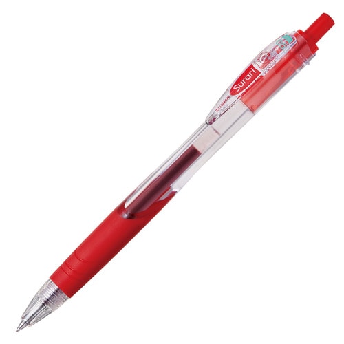 ゼブラ 油性ボールペン スラリ 0.5mm 赤 BNS11-R 1本