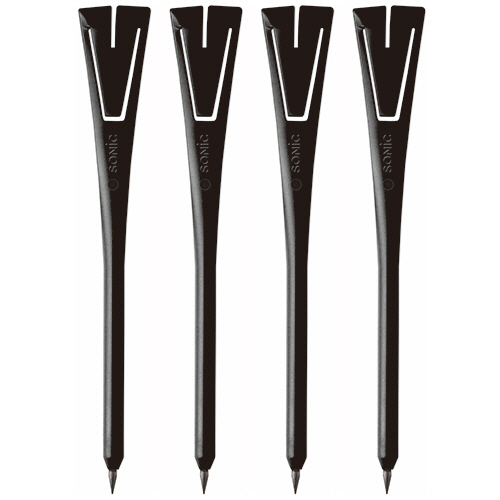 ソニック　クリップ付ペンシル　黒　ＤＡ－４８８－Ｄ　１ケース（５０本）