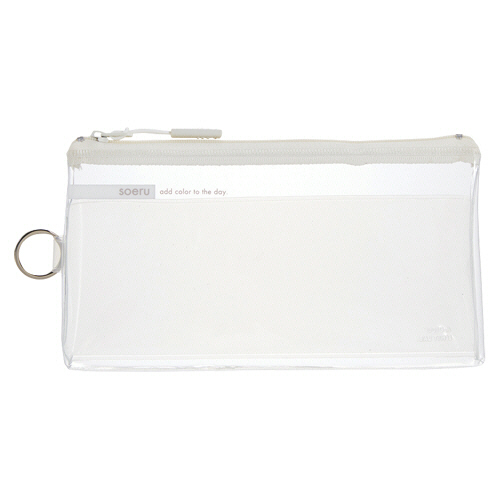 リヒトラブ　ｓｏｅｒｕ　クリヤーペンケース　フロストクリヤー　Ａ－８１００－１　１個
