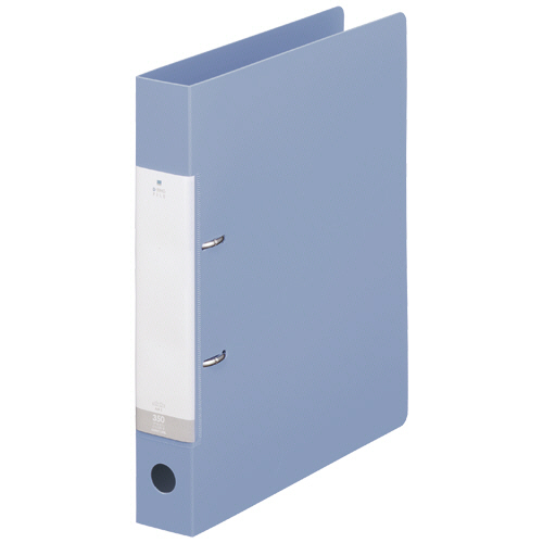 リヒトラブ　リクエスト　Ｄ型リングファイル　Ａ４タテ　２穴　３５０枚収容　３５ｍｍとじ　背幅４６ｍｍ　水　Ｇ２２３０－１４　１冊