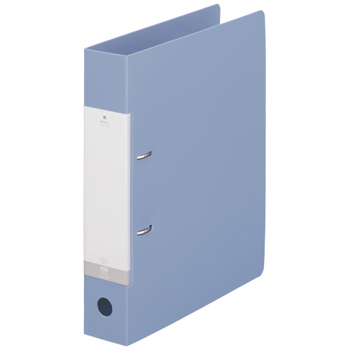 リヒトラブ　リクエスト　Ｄ型リングファイル　Ａ４タテ　２穴　４５０枚収容　４５ｍｍとじ　背幅５６ｍｍ　水　Ｇ２２４０－１４　１冊