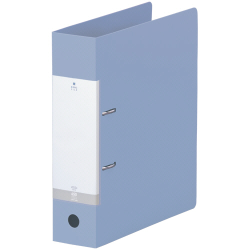 リヒトラブ　リクエスト　Ｄ型リングファイル　Ａ４タテ　２穴　６５０枚収容　６５ｍｍとじ　背幅７４ｍｍ　水　Ｇ２２８０－１４　１冊