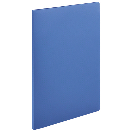 ＴＡＮＯＳＥＥ　クリアファイル（不透明表紙）　Ａ４タテ　１０ポケット　ブルー　１冊
