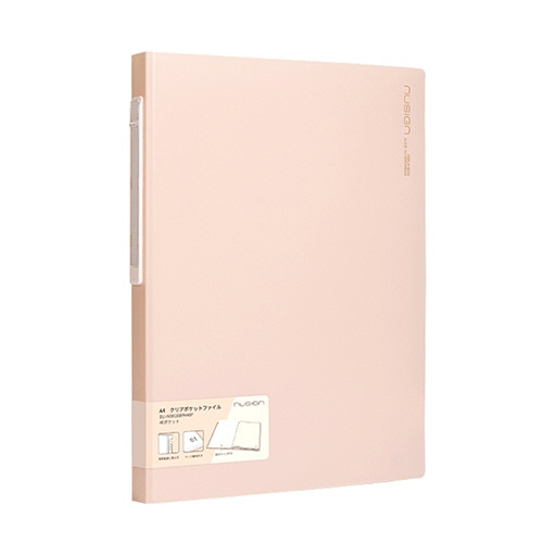 デリ　ｎｕｓｉｇｎ　クリアポケットファイル　Ａ４　４０ポケット　ピンク　ＤＬＩ－ＮＤＢ１６８ＰＫ４０Ｐ　１冊