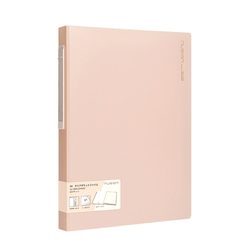 デリ　ｎｕｓｉｇｎ　クリアポケットファイル　Ａ４　６０ポケット　ピンク　ＤＬＩ－ＮＤＢ１６９ＰＫ６０Ｐ　１冊