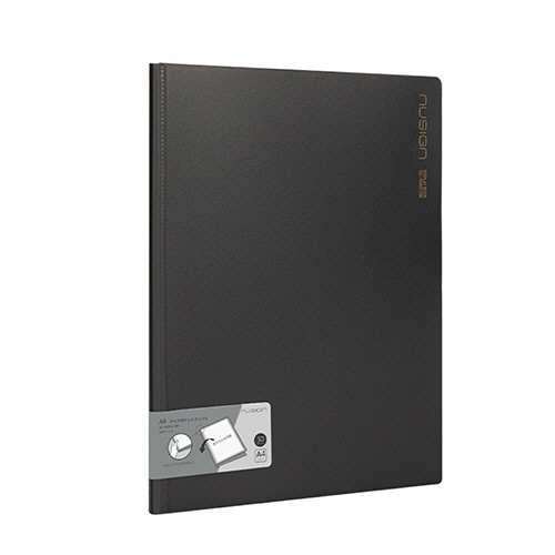 デリ　ｎｕｓｉｇｎ　クリアポケットファイル　Ａ４　３０ポケット　ブラック　ＤＬＩ－ＮＤＢ５１７ＢＫ　１冊
