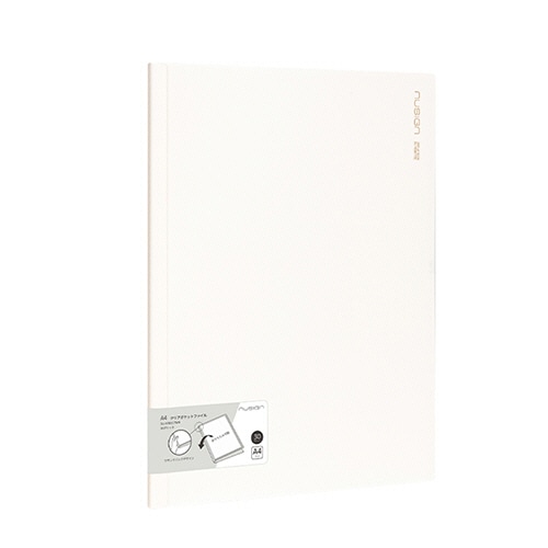 デリ　ｎｕｓｉｇｎ　クリアポケットファイル　Ａ４　３０ポケット　ホワイト　ＤＬＩ－ＮＤＢ５１７ＷＨ　１冊