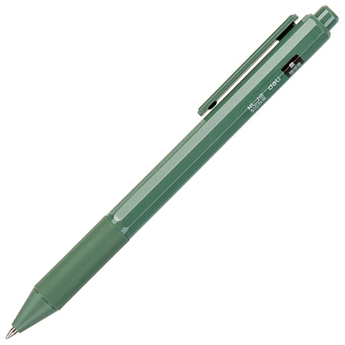 デリ　ｎｕｓｉｇｎ　ゲルインクボールペン　０．５ｍｍ　ブラック　（軸色：グリーン）　軽量設計　ＤＬＩ－ＮＰＥ５５９ＧＲ　１本