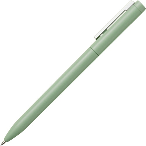 デリ　ｎｕｓｉｇｎ　ゲルインクボールペン　０．５ｍｍ　ブラック　（軸色：グリーン）　クリップ押しタイプ　ＤＬＩ－ＮＰＥ５６３ＧＲ　１本