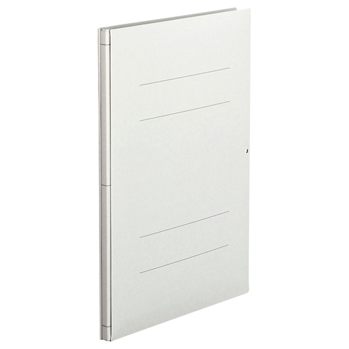 TANOSEE 背幅伸縮フラットファイル A4タテ 1000枚収容 背幅13-113mm グレー 1冊