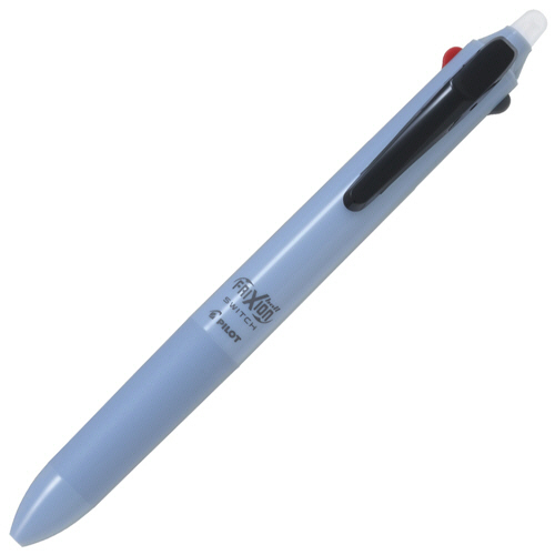 パイロット　フリクションボールスイッチ（フリクション３色／０．３８ｍｍ＋油性黒／０．５ｍｍ）　ブルーグレー　ＬＢ３１ＦＢＳ－１－ＬＧＹ　１本