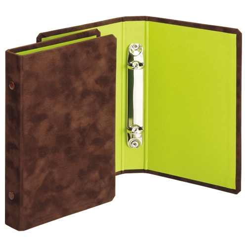 SEF ネームカードホルダー W130×D27×H196mm モカ×ライトグリーン SEFNCH-MLG 1冊