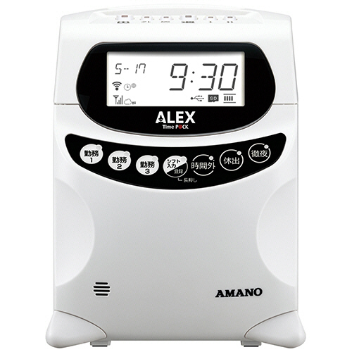 アマノ　勤怠管理ソフト付タイムレコーダー　ＴｉｍｅＰ＠ＣＫ　ＡＬＥＸ　ＰＲＯ　１台