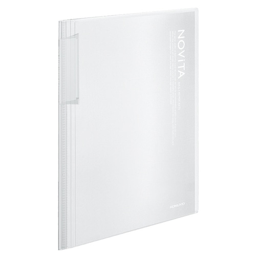 コクヨ クリヤーブック(ノビータ) 固定式 A4タテ 20ポケット 背幅5～40mm 透明 ラ-N20T 1冊