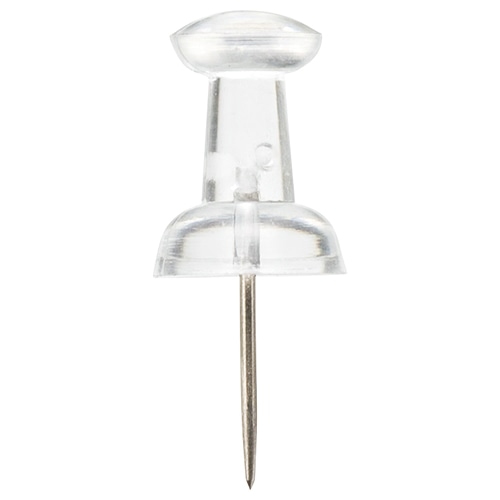 ベロス ダルマ画鋲 針長さ10mm 透明 OD-1086C 1ケース(60本)