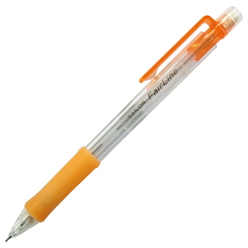 セーラー万年筆 再生工場 フェアライン シャープペンシル 0.5mm (軸色 オレンジ) 21-3083-573 1本