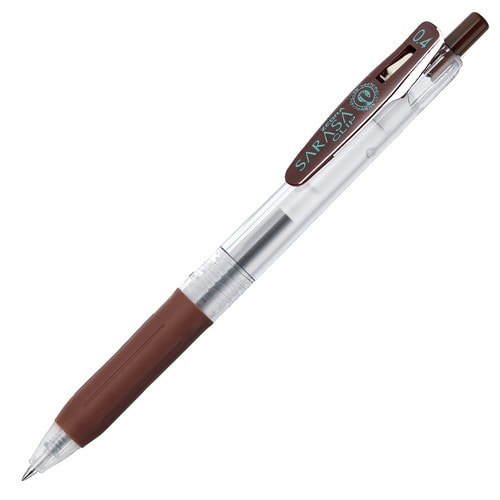 ゼブラ ジェルボールペン サラサクリップ 0.4mm 茶 JJS15-E 1本