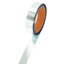 ササガワ メッキテープ 幅25mm×長さ50m 銀 40-4484 1巻