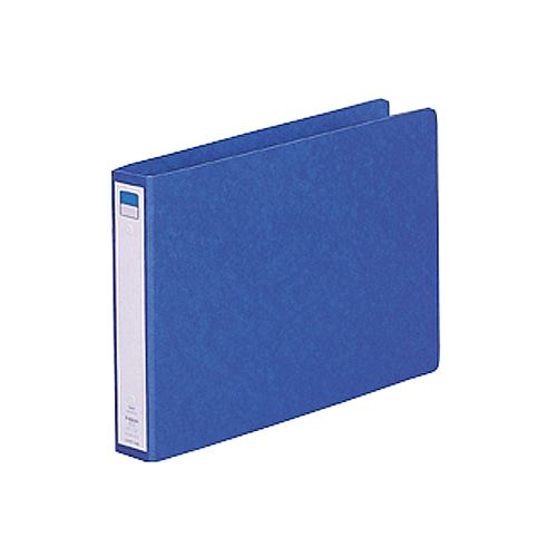 リヒトラブ リングファイル(ツイストリング) B5ヨコ 2穴 200枚収容 リング内径25mm 背幅35mm 藍 F-832UN-5 1冊