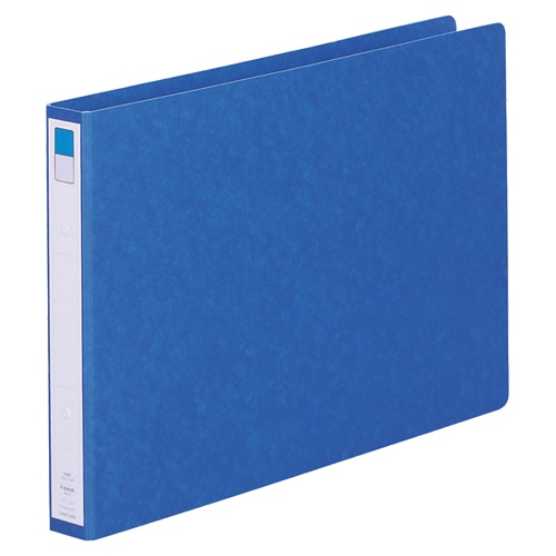 リヒトラブ リングファイル(ツイストリング) B4ヨコ 2穴 200枚収容 リング内径25mm 背幅35mm 藍 F-834UN-5 1冊