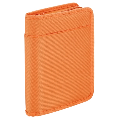 キングジム スキットマン 通帳&カード収納ケース A5 オレンジ 2360 1個