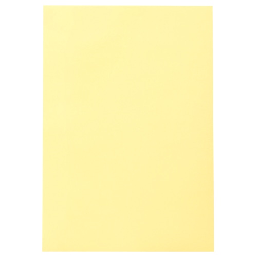 TANOSEE 色画用紙 四つ切 クリーム 1パック(10枚)