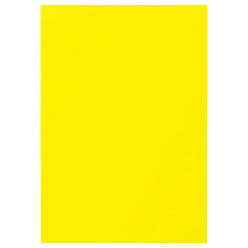 TANOSEE 色画用紙 四つ切 レモン 1パック(10枚)