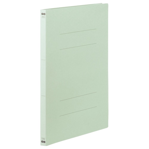 TANOSEE フラットファイル(NS) A4タテ 150枚収容 背幅18mm 青 1パック(3冊)