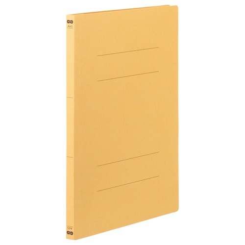 TANOSEE フラットファイル(NS) A4タテ 150枚収容 背幅18mm 黄 1パック(3冊)