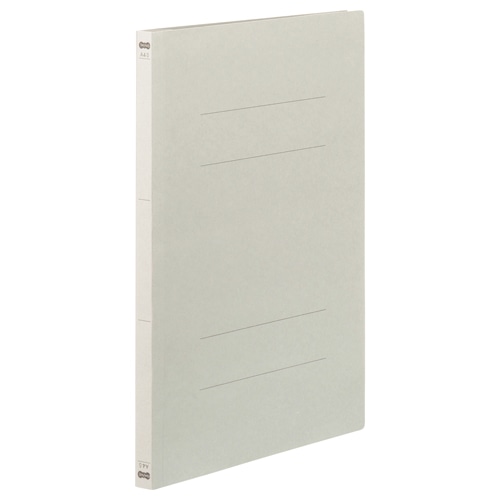 TANOSEE フラットファイル(NS) A4タテ 150枚収容 背幅18mm グレー 1パック(3冊)